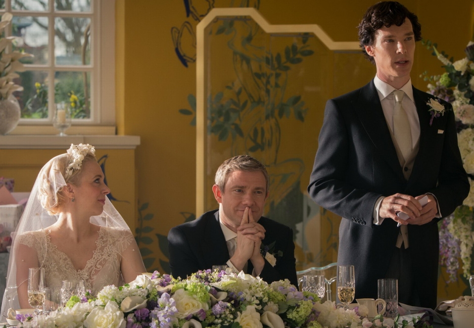 sign of three wedding